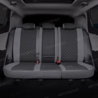 Чехлы Автопилот Экокожа Ромб на SsangYong Rexton 2002-2012 г.в.