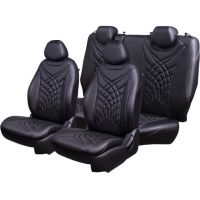 Чехлы Премиум Экокожа Байрон Президент|Жук на Kia Spectra 2004-2011 г.в.