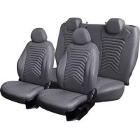 Чехлы Премиум Экокожа Байрон Президент|Жук на Kia Spectra 2004-2011 г.в.