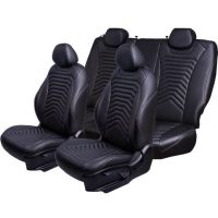 Чехлы Премиум Экокожа Байрон Президент|Жук на Kia Spectra 2004-2011 г.в.