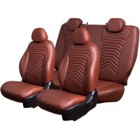 Чехлы Премиум Экокожа Байрон Президент|Жук на Kia Spectra 2004-2011 г.в.