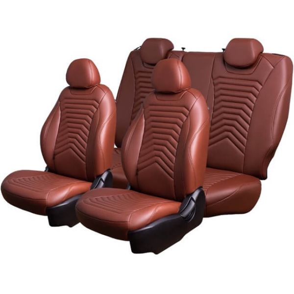 Чехлы Премиум Экокожа Байрон Президент|Жук на Kia Spectra 2004-2011 г.в.