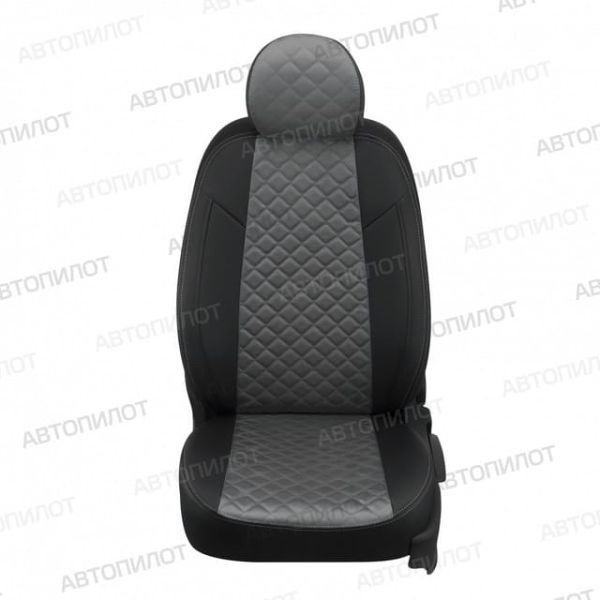 Чехлы Автопилот Алькантара Ромб на KIA Seltos c 2020+