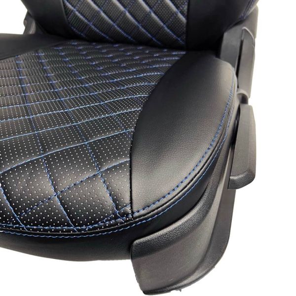 Чехлы Экокожа Ромб на Chevrolet Lanos