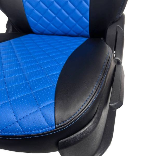 Чехлы Экокожа Ромб на Chevrolet Lanos