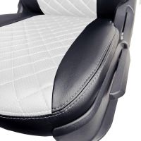 Чехлы Экокожа Ромб на Chevrolet Lanos