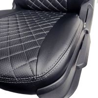 Чехлы Экокожа Ромб на Chevrolet Lanos