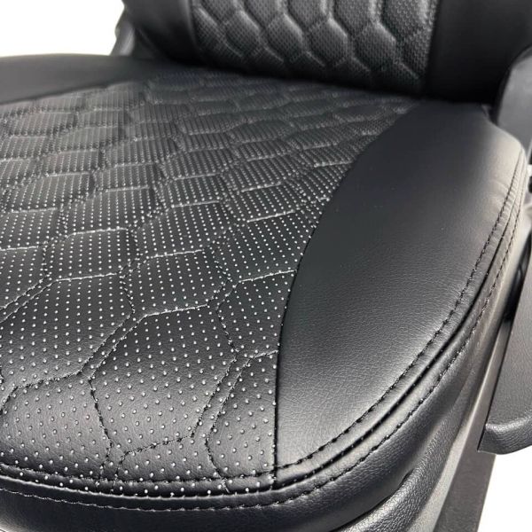 Чехлы Экокожа Ромб на Chevrolet Lanos